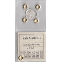 1898 - San Marino 50 Centesimi Ag. Sigillato Spl/Fdc
